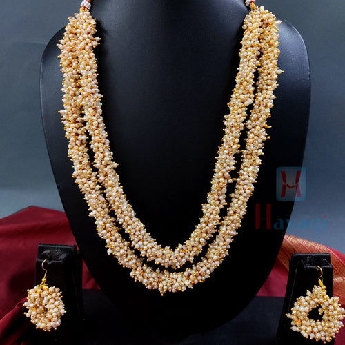 Multi-Strand Pearl Statement Necklace – Sharon Cipriano Jewelry