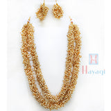 Pearl Cluster Long Necklace