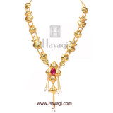 Ganapati Kalash Modak Haar in Gold Forming -Hayagi - Beeline  - 1