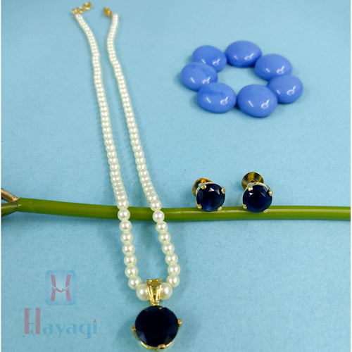Shop For Best Navy Blue Necklaces From Widest Range Online