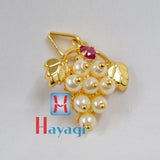 Traditional Golden White Pearl Pendant Buy Online_Hayagi(Pune)