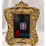 Photo Frame in Antique Golden Finish Gifting Item