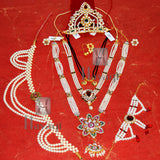 Festive Gauri Ganesh Accessories Combo Set For Gauri Pooja