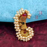 Traditional Pearl Saree Pin Online 