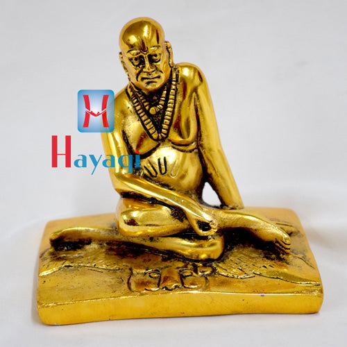 Swami Samarth Murti/Idol/Statue Gold Polish