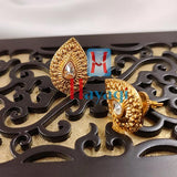 Earrings, Daily Wear Paan Shape Design With Studs
