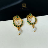Round Shape Studs/Ear Tops Delicate Stones Studded