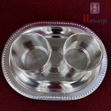 Silver Glass Tray Set Online 