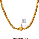 Kolhapuri Thushi Gold Finish Necklace Online Shopping-Hayagi - Beeline  - 2