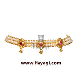 Kolhapuri Pearl Chinchpeti Necklace Online Shopping-Hayagi - Beeline  - 2