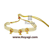Kolhapuri Pearl Chinchpeti Necklace Online Shopping-Hayagi - Beeline  - 1