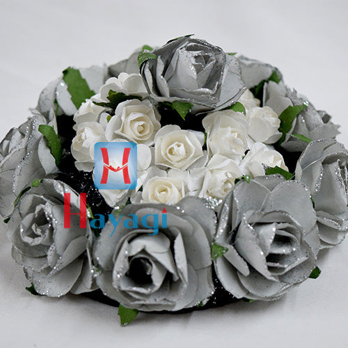 fcityin  White Artificial Flowers Hair Accessories And Hair Pin For Women